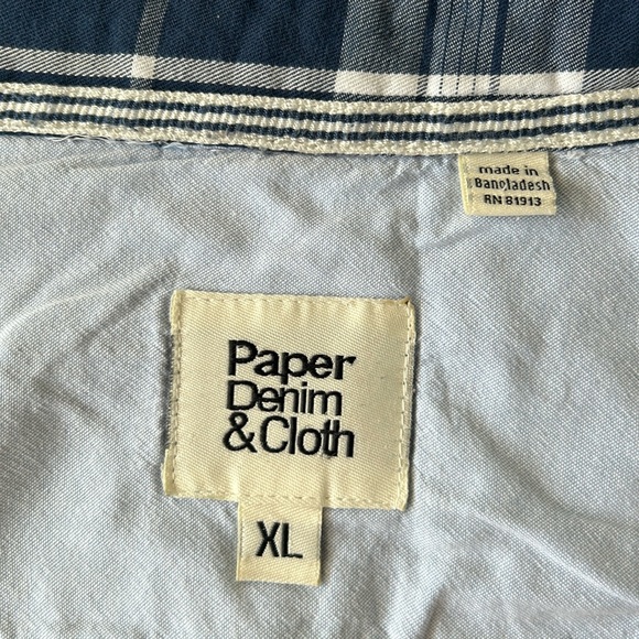 PAPER DENIM & CLOTH Men’s Shirt, Made in Bangladesh - Picture 4 of 8
